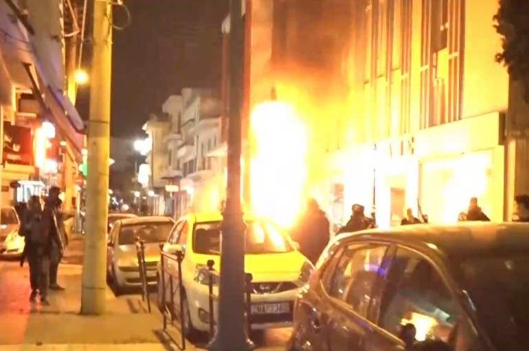 Ένταση σε πορεία για την αστυνομική βία στη Νίκαια