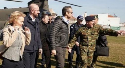 Σχοινάς : Κορυφαία στιγμή αλληλεγγύης η επίσκεψη των ηγετών της ΕΕ στον Έβρο το 2020
