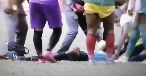 Κατέρρευσε ο διαιτητής του αγώνα Ακτή Ελεφαντοστού – Αιθιοπία