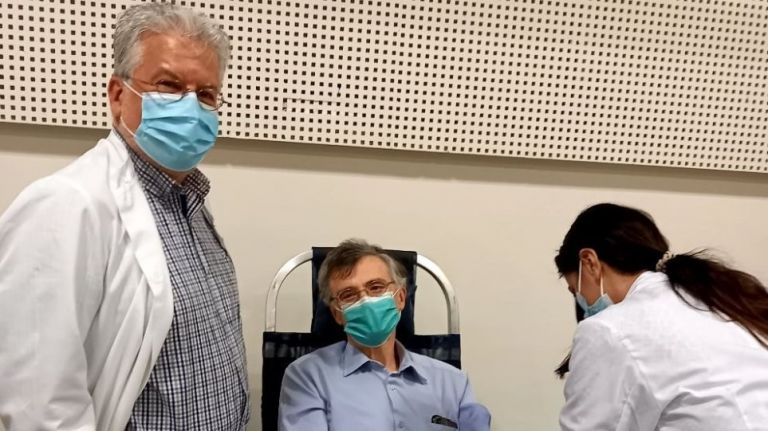 Σωτήρης Τσιόδρας : Έδωσε αίμα στον «Μαραθώνιο Αιμοδοσίας»