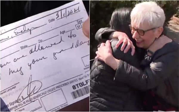 Κοροναϊός : Η συγκινητική στιγμή που εγγονή και γιαγιά αγκαλιάζονται μετά από έναν χρόνο