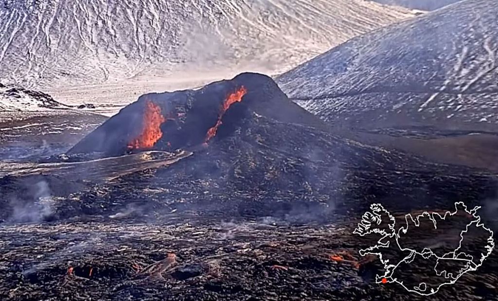Ισλανδία : Δείτε live την έκρηξη του ηφαιστείου «Fagradalsfjall» και δορυφορικές εικόνες