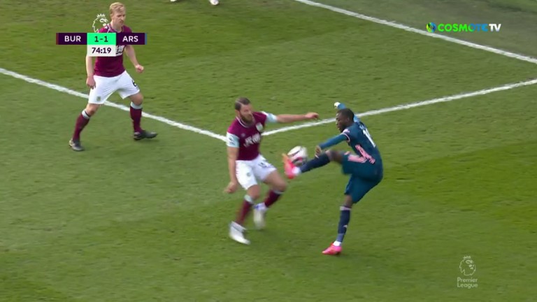 Το πέναλτι που ζήτησε η Άρσεναλ με την Μπέρνλι (vid)