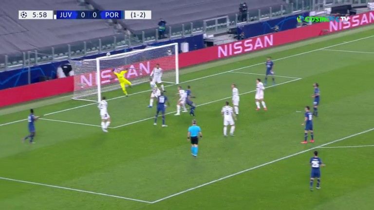 Γιουβέντους – Πόρτο : Μεγάλη διπλή ευκαιρία και δοκάρι με Ταρέμι για τους «Δράκους»