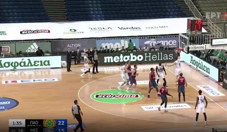 Παναθηναϊκός – Μεσολόγγι : Φοβερό κάρφωμα από τον Χεζόνια