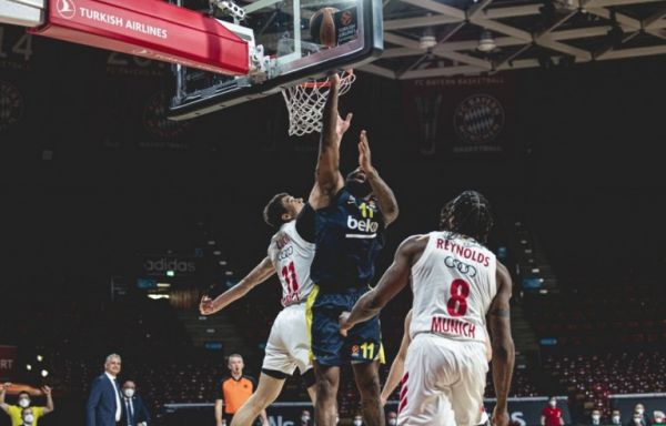 Πήρε το διπλό και την πρόκριση η Φενέρ στο Μόναχο (68-77)