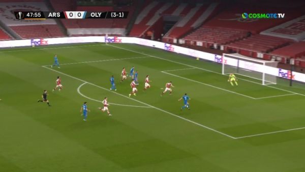 Οι δύο ευκαιρίες του Φορτούνη στο δεύτερο μέρος (vid)