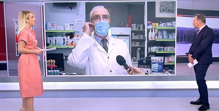 Χαμός στον «αέρα» του ΣΚΑΪ με τον Λουράντο: Ντροπή σας, φύγετε τώρα από το φαρμακείο μου