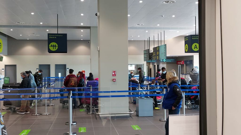 Με πτήση charter αναχώρησαν από τη Λέσβο για τη Γερμανία άλλοι 125 πρόσφυγες