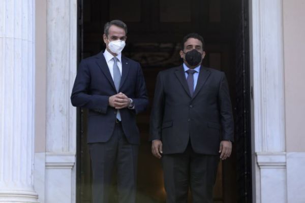 Συμφωνία Μητσοτάκη – προέδρου της Λιβύης για συζητήσεις περί Οριοθέτησης Θαλασσίων Ζωνών