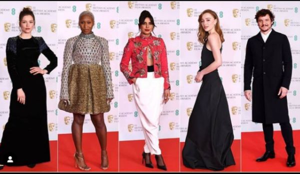 BAFTAs 2021: Τι φόρεσαν οι αστέρες στο κόκκινο χαλί;