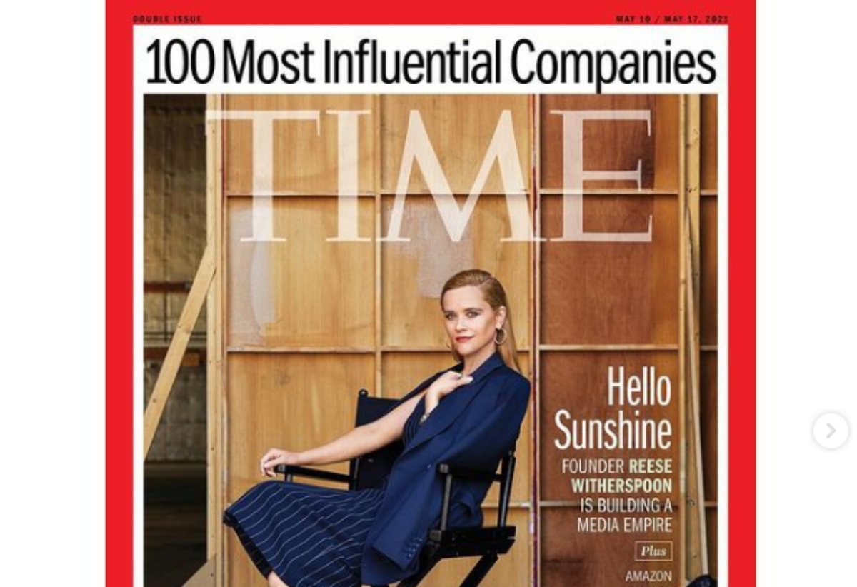 Time: Η «Hello Sunshine» της Ρις Γουίδερσπουν μία από τις 100 Εταιρείες με τη Μεγαλύτερη Επιρροή