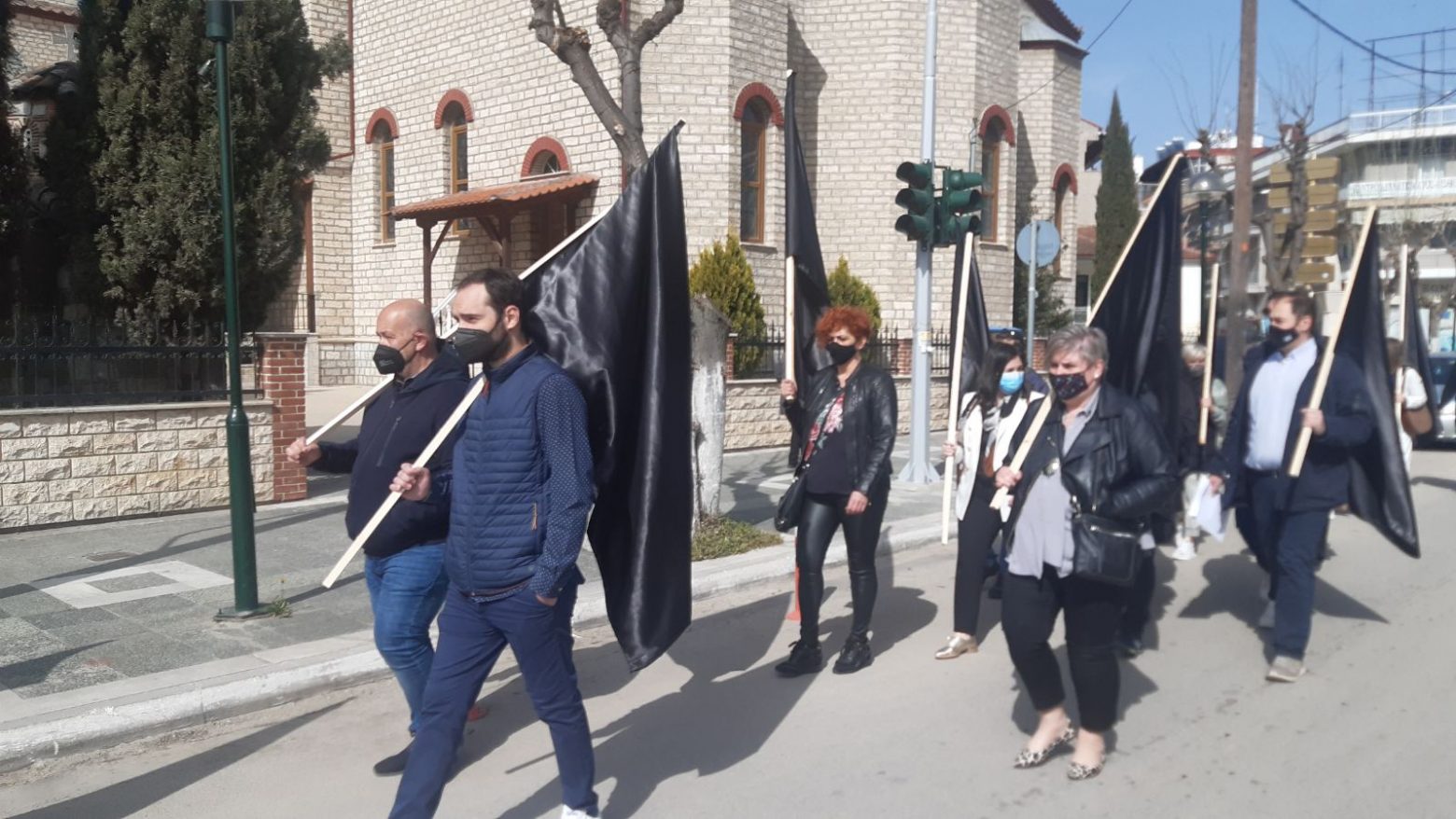 Κοζάνη : Διαμαρτυρία εμπόρων - Ζητούν ειδική ενίσχυση και άμεσο άνοιγμα της αγοράς