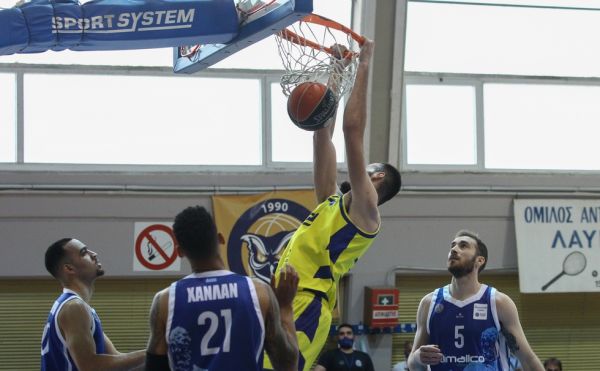 «Κλειδώνει» τη δεύτερη θέση το Λαύριο, 105-77 τον Ηρακλή