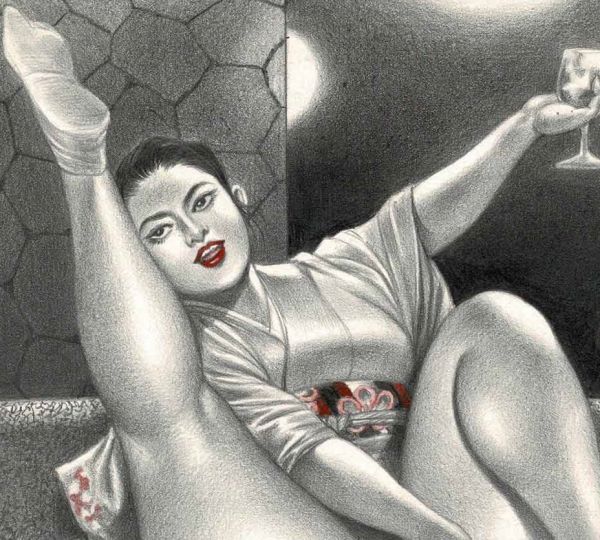 H γυναικεία κυριαρχία στη φετιχιστική τέχνη του Namio Harukawa