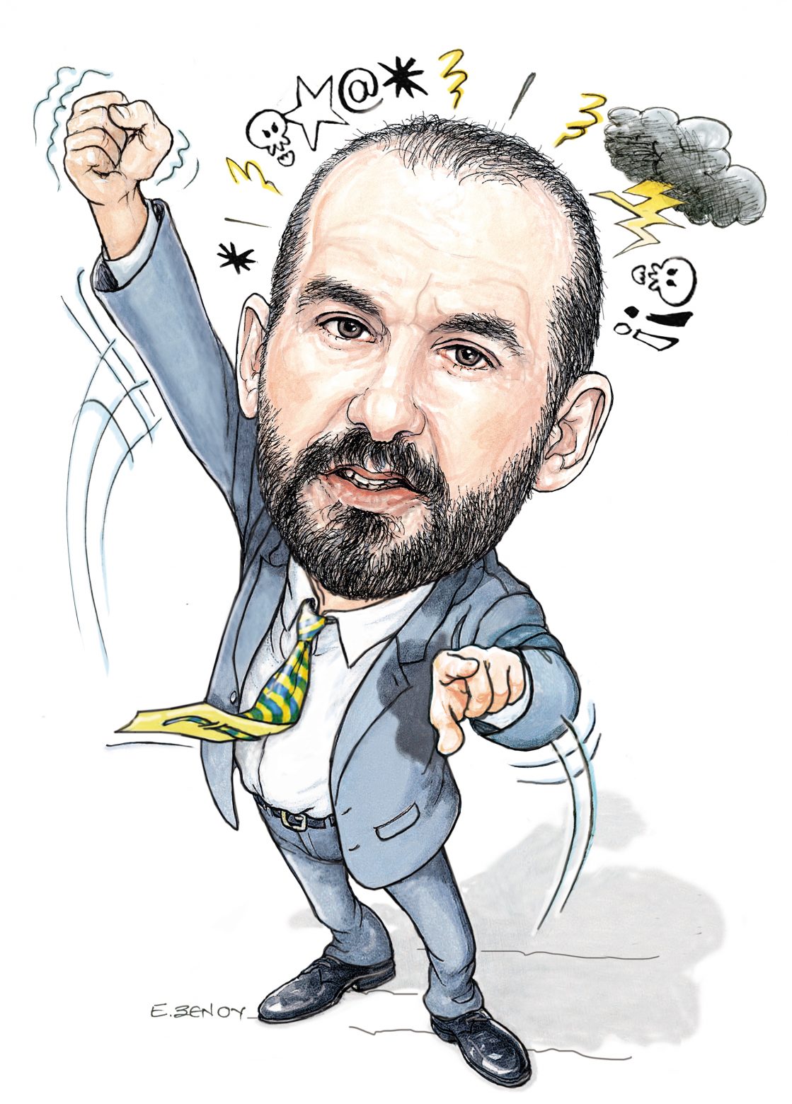 Το σκίτσο της Έφης Ξένου για τα ΝΕΑ της Μεγάλης Τετάρτης 28 Απριλίου