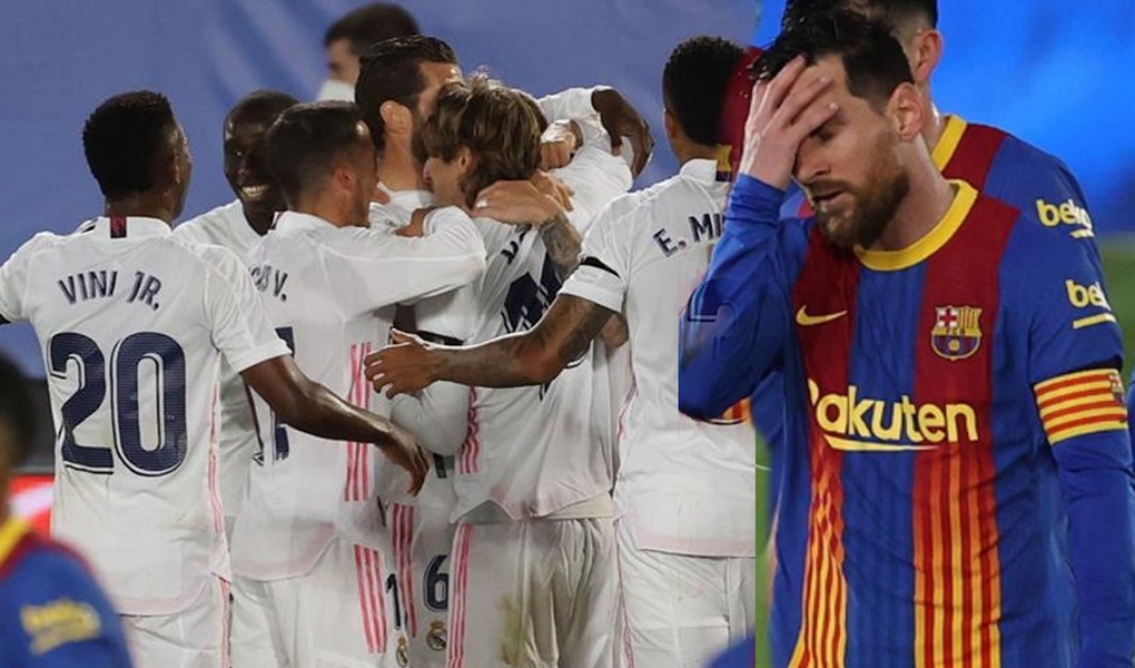 Ρεάλ Μαδρίτης-Μπαρτσελόνα 2-1: Σκαρφάλωσε στην κορυφή η «βασίλισσα» (vids)