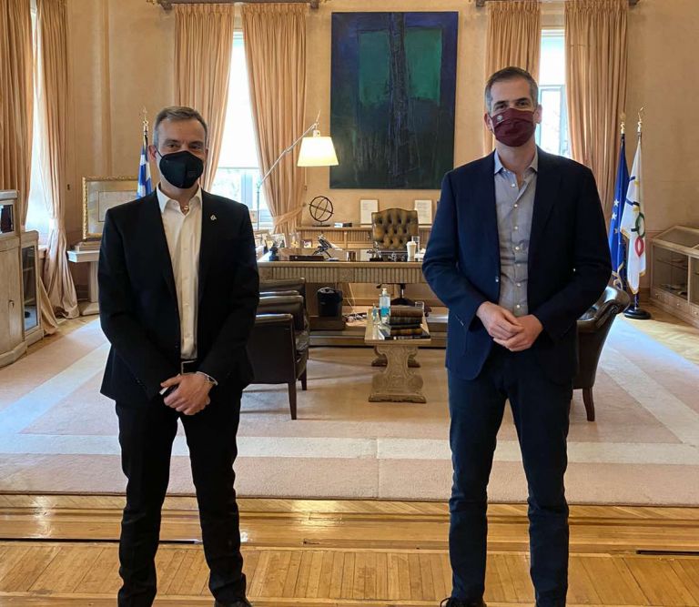 Συνάντηση Μπακογιάννη – Ζέρβα : Πανδημία και Ταμείο Ανάκαμψης στο επίκεντρο της συζήτησης