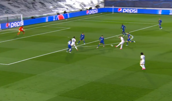 Ρεάλ Μαδρίτης – Τσέλσι: Το δοκάρι του Μπενζεμά (vid)