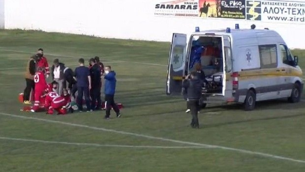 Παίκτης στη Γ’ Εθνική τραυματίστηκε στο κεφάλι και το ασθενοφόρο έφτασε μετά από 40 λεπτά! (vid)