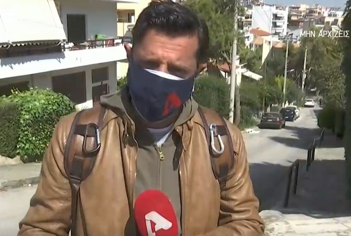 Γιώργος Καραϊβάζ: Λύγισε στον αέρα δημοσιογράφος του Alpha