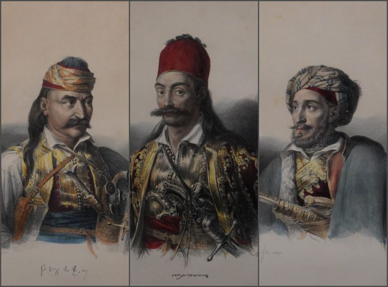 Οι ρεαλιστικές προσωπογραφίες των οπλαρχηγών του Γερμανού φιλέλληνα Κρατσαΐζεν