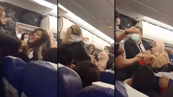 Πανικός σε πτήση- Μαλλιοτράβηγμα για τις μπαγκαζιέρες (Βίντεο)