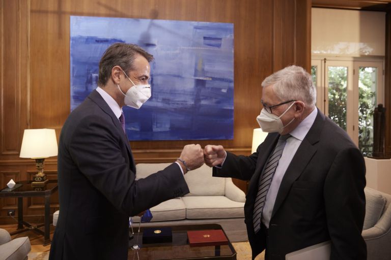 Ρέγκλινγκ στη συνάντηση με Μητσοτάκη: «Καλό το ελληνικό σχέδιο, το θέμα είναι η υλοποίηση»