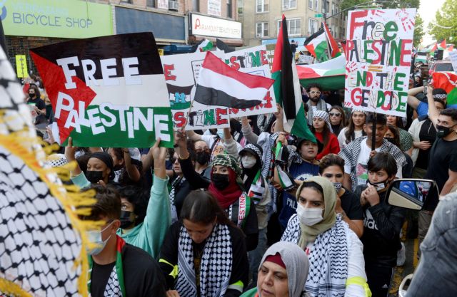 Μεσανατολικό: Μαζικές διαδηλώσεις υπέρ των Παλαιστινίων σε Ευρώπη και ΗΠΑ