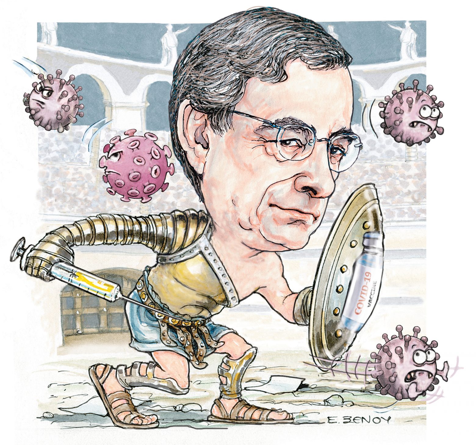 Το σκίτσο της Έφης Ξένου για τα ΝΕΑ της Πέμπτης 13 Μαϊου