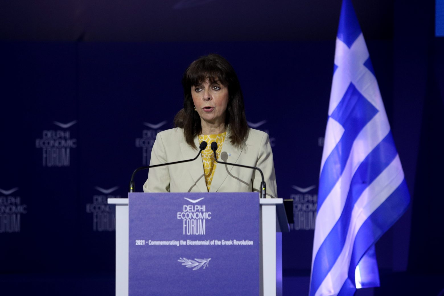 Σακελλαροπούλου: Μια οικονομία που δοκιμάστηκε σκληρά αλλά προσαρμόστηκε και μεταρρυθμίζεται