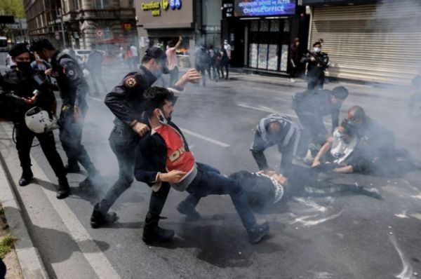 Τουρκία: Ξύλο και συλλήψεις στις διαδηλώσεις για την εργατική Πρωτομαγιά