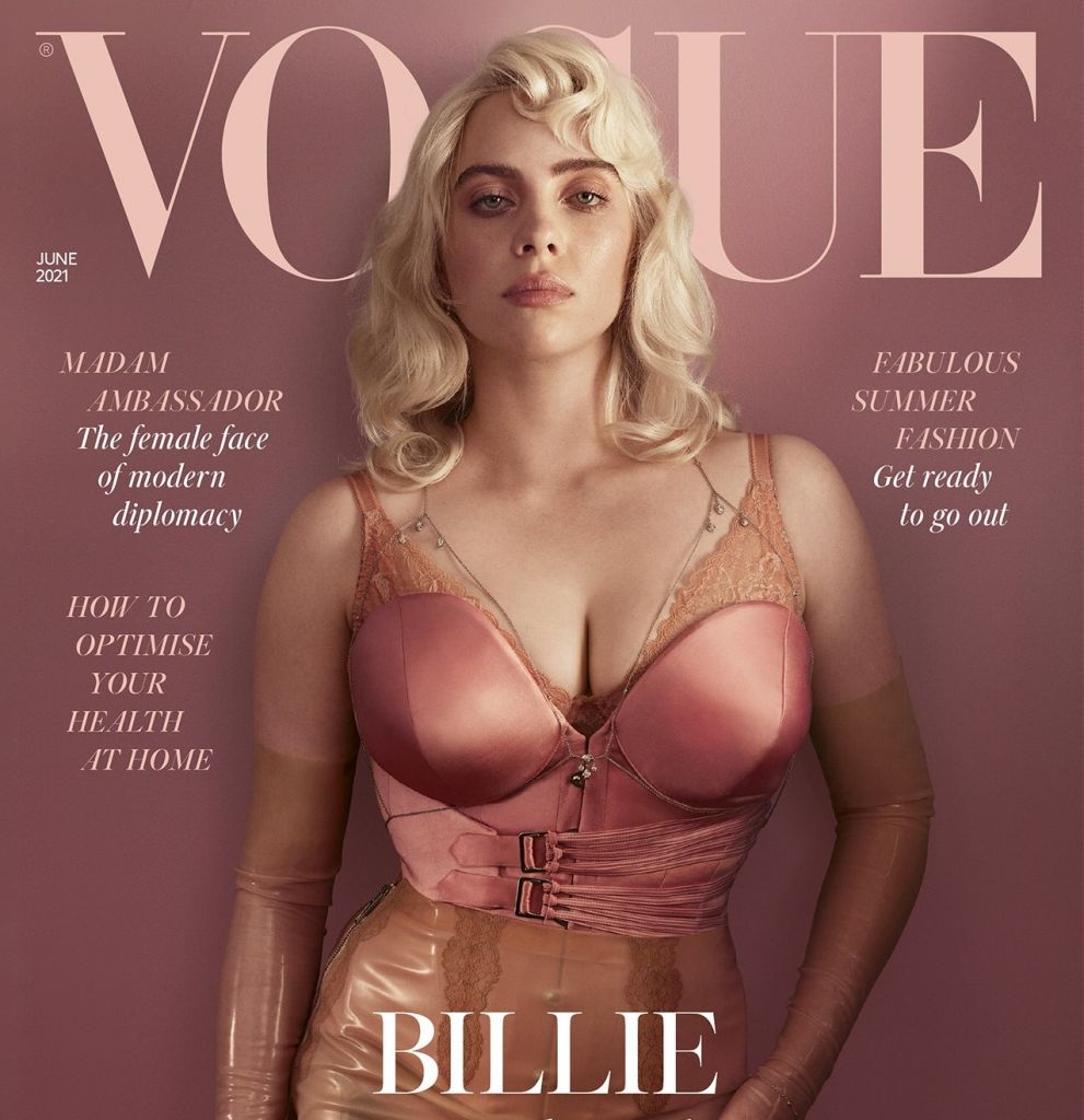 Μπίλι Άιλις: Αγνώριστη στο εξώφυλλο της Vogue- Με σέξι εσώρουχα και τατουάζ