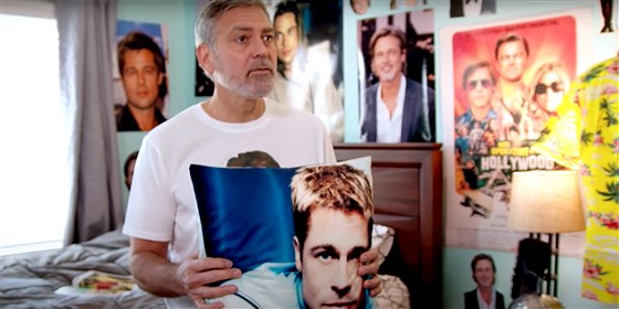 Τζορτζ Κλούνεϊ: Εκδηλώνει την… εμμονή του με τον Μπραντ Πιτ για χάρη μιας διαφήμισης