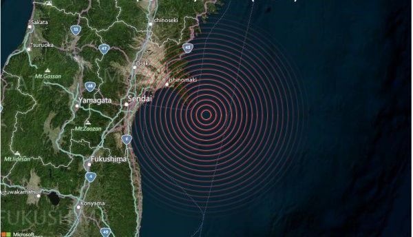 Ιαπωνία: Ισχυρός σεισμός 6,8 Ρίχτερ τράνταξε τις ακτές και ξύπνησε… μνήμες Φουκουσίμα (βίντεο)
