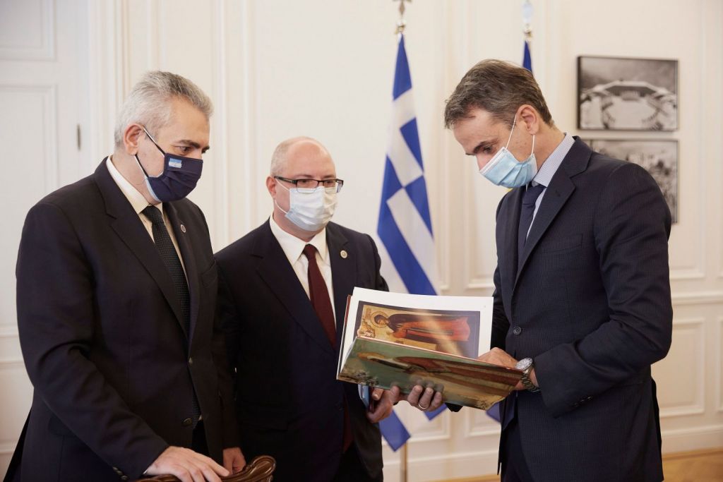 Η ΔΣΟ παρουσίασε στον Μητσοτάκη τις δράσεις της κατά της μετατροπής της Αγιά Σοφιάς σε τζαμί