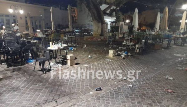 Χανιά: Συνωστισμός, ρύπανση και θόρυβος σε πλατείες από κορονοπάρτι