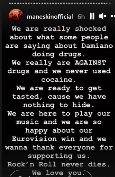 Eurovision: Χαμός! Κάμερα έπιασε τους Maneskin να κάνουν χρήση κοκαΐνης; (pics, video)
