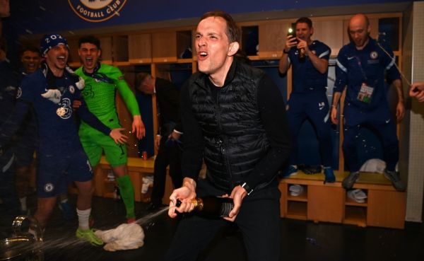 Τσέλσι: Οι πανηγυρισμοί του Τούχελ στα αποδυτήρια του Ντραγκάο