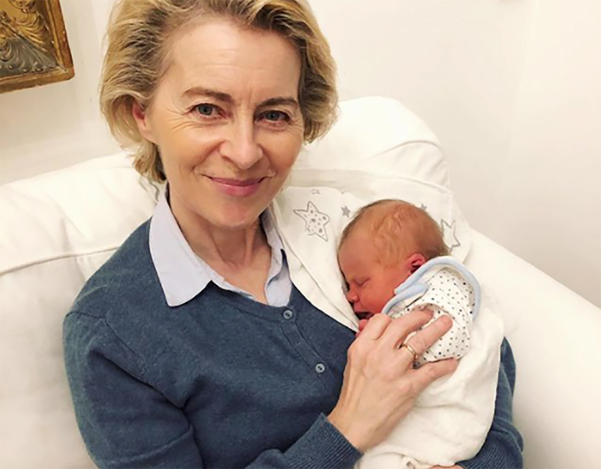 Γιαγιά έγινε για πρώτη φορά η Ούρσουλα Φον Ντερ Λάιεν