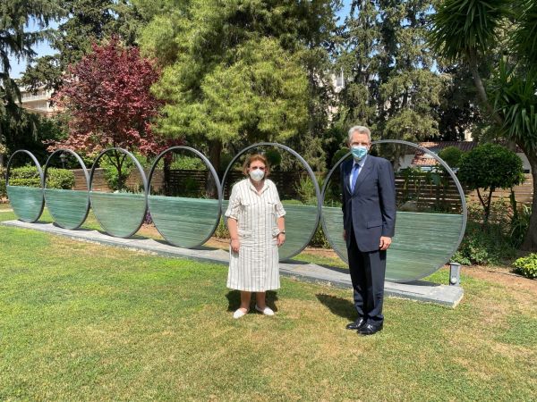 Συνεργασίες σε θέματα Πολιτισμού στο επίκεντρο της συνάντησης Μενδώνη – Πάιατ