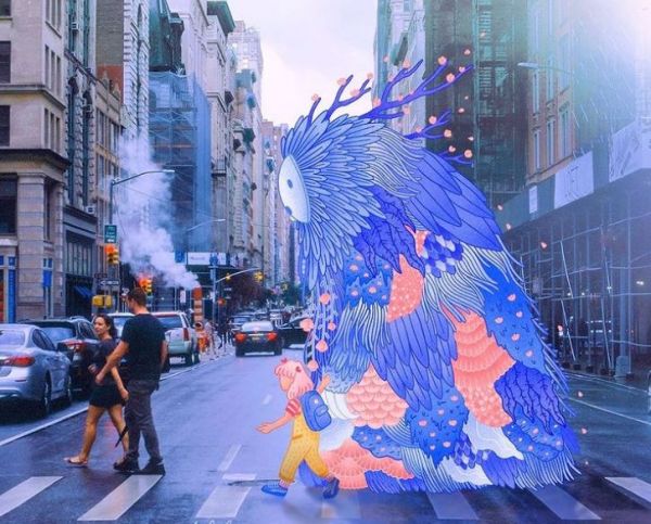 «Πλάσματα της Ελπίδας» στους δρόμους της Νέας Υόρκης