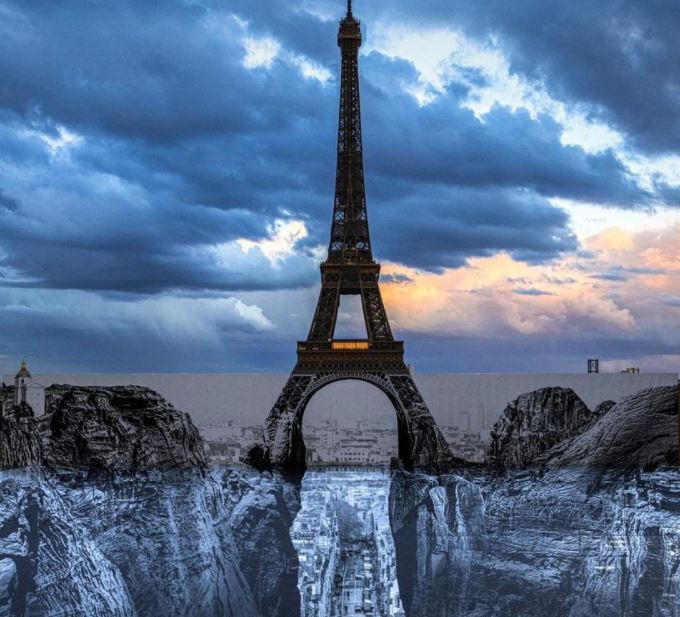 Η οπτική ψευδαίσθηση που τρελαίνει το Παρίσι – Ο Πύργος του Άιφελ πάνω σε…φαράγγι