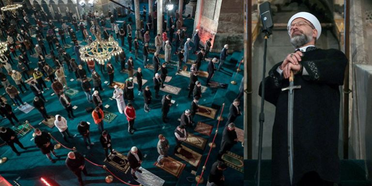 Κωνσταντινούπολη: Τούρκος καθηγητής σχολιάζει καυστικά τον «ξιφοφόρο Ιμάμη» στην Αγία Σοφία