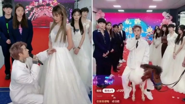 Κίνα: Έκανε πρόταση γάμου σε live μετάδοση – και έβγαλε περίπου 2 εκατομμύρια ευρώ