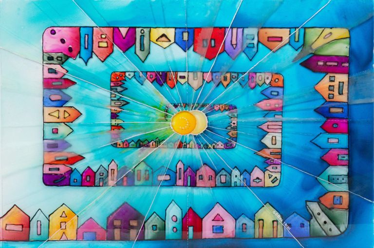 «Υπέρβαση» της Ειρήνης Γκόγκουα στην Δημοτική Πινακοθήκη Μυκόνου