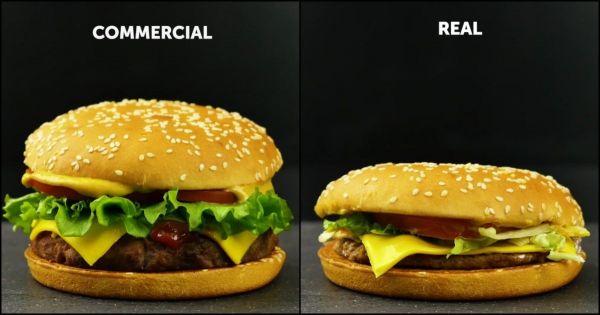 Γιατί τα φαγητά στις διαφημίσεις φαίνονται τόσο λαχταριστά (ενώ στην πραγματικότητα δεν είναι)