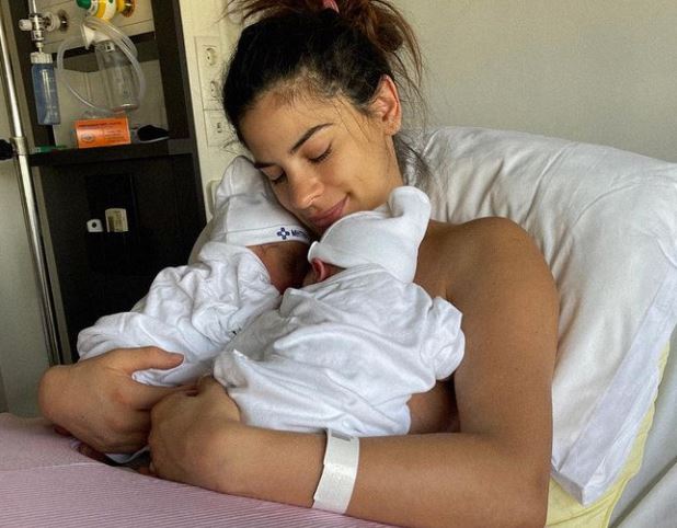 Χριστίνα Μπόμπα: Η τελευταία φωτογραφία από το μαιευτήριο