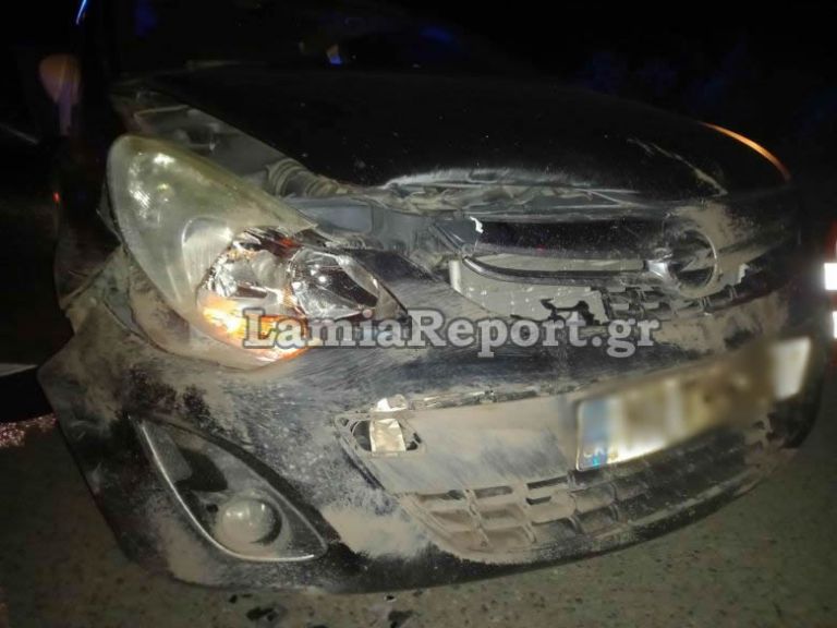 Λαμία-Τροχαίο: Αυτοκίνητο συγκρούστηκε με… αγριογούρουνο [εικόνες]