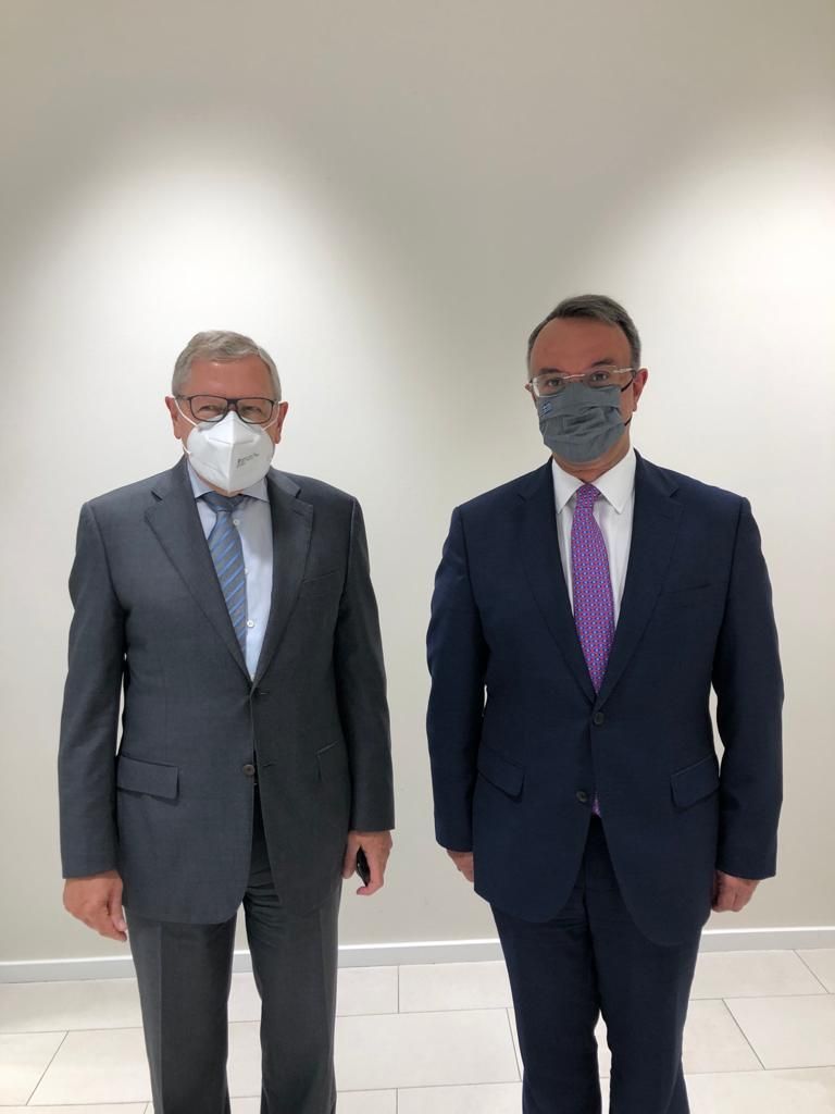 Συνάντηση Ρέγκλινγκ – Σταϊκούρα: Το χρέος και οι προοπτικές ανάπτυξης στο επίκεντρο